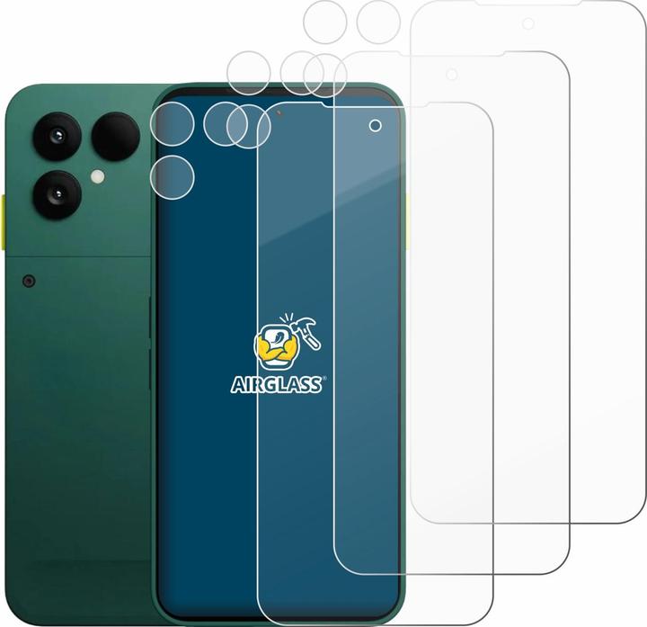 Actual product image BROTECT AirGlass Glass (3 Piece, Fairphone (Gen. 6))