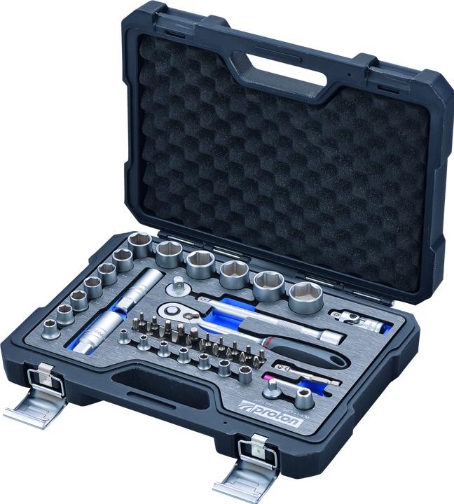 Actual product image Proton Socket spanner set F-49M 3/8", 49 pieces