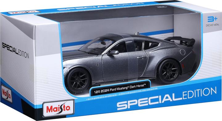 Produktbild Maisto Ford Mustang Darkhorse 2024 1/24 grau