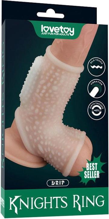 Actual product image Lovetoy Penis sheath with vibration (3.80 cm)