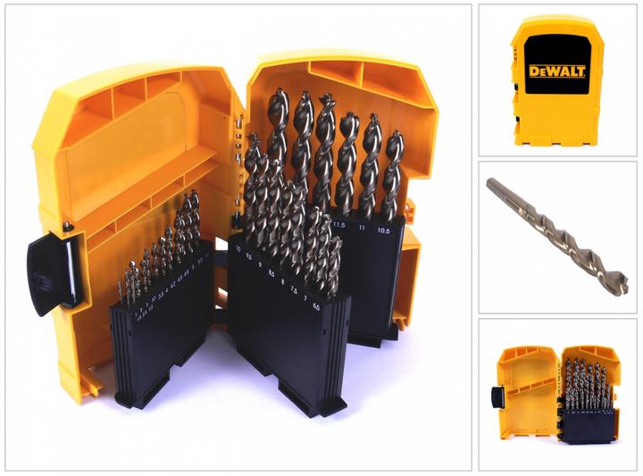 Actual product image DeWalt Extreme 2 HSSG (6 mm, 12 mm, 1 mm, 6.5 mm, 5.5 mm, 3.3 mm, 10 mm, 10.5 mm, 12.5 mm, 1.5 mm, 7 mm, 11 mm, 3 mm, 5 mm, 8.5 mm, 11.5 mm, 8 mm, 2.5 mm, 9 mm, 3.5 mm, 4.5 mm, 3.2 mm, 4.8 mm, 2 mm, 7.5 mm, 13 mm, 4.2 mm, 9.5 mm, 4 mm)