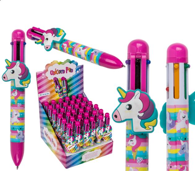 Actual product image Magni OOTB biros, 6 colours, unicorn (Multicoloured, 1 x)