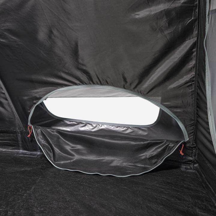 Actual product image Quechua Family tent with poles Fresh & Black - Arpenaz 5.2 for 5 people 2 cabins (Tunnel tent, 16.70 kg, 5 persons)