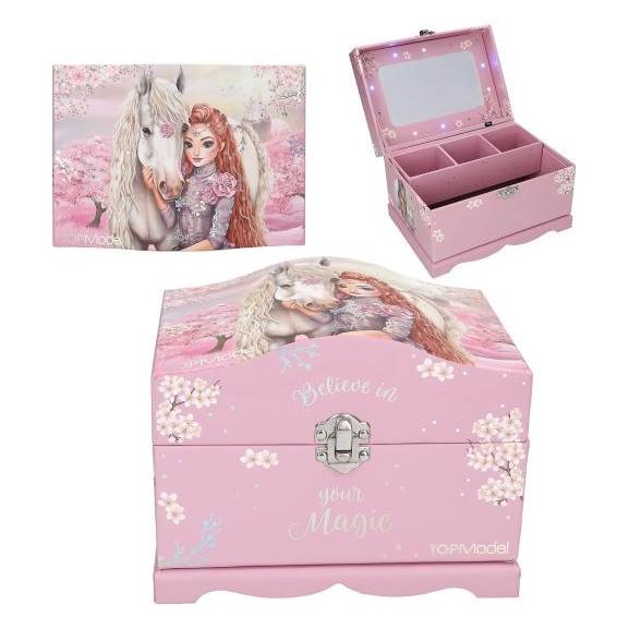 Top Model, Horlogebox + Juwelenopslag, Topmodel - TOPModel Jewellery Box With Light - Viva Violet - Pink (413608), Roze, Roze