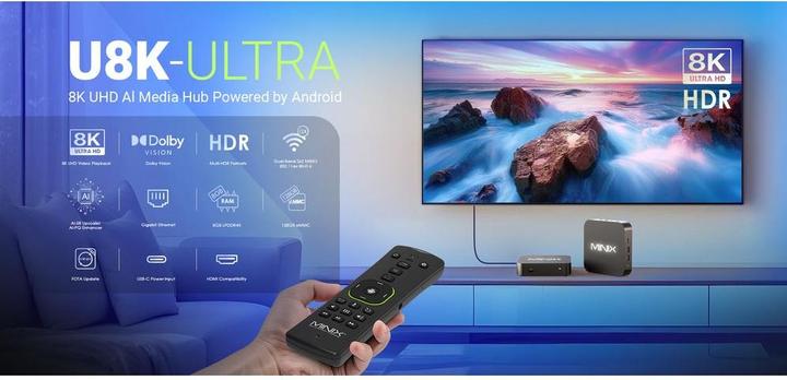 Image du produit Minix U8K-Ultra (128 Go, Android 11)