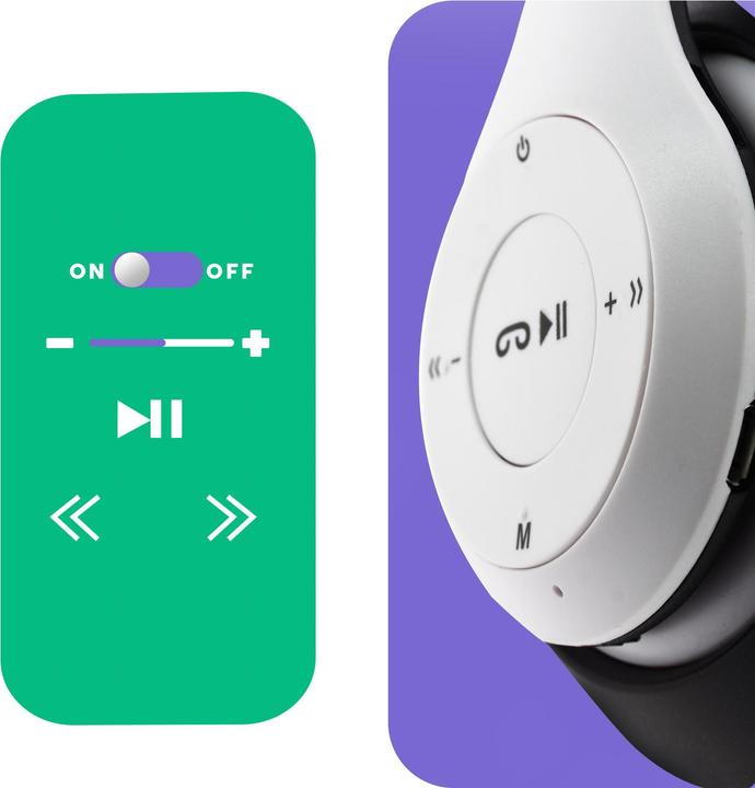 Actual product image Avizar P15 Audio Over-ear Headphones Bluetooth (6 h, Wireless)