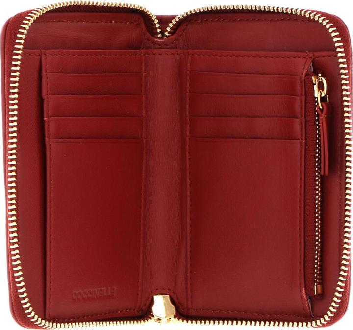 Actual product image Coccinelle Clivia Matelasse Zip Around Wallet