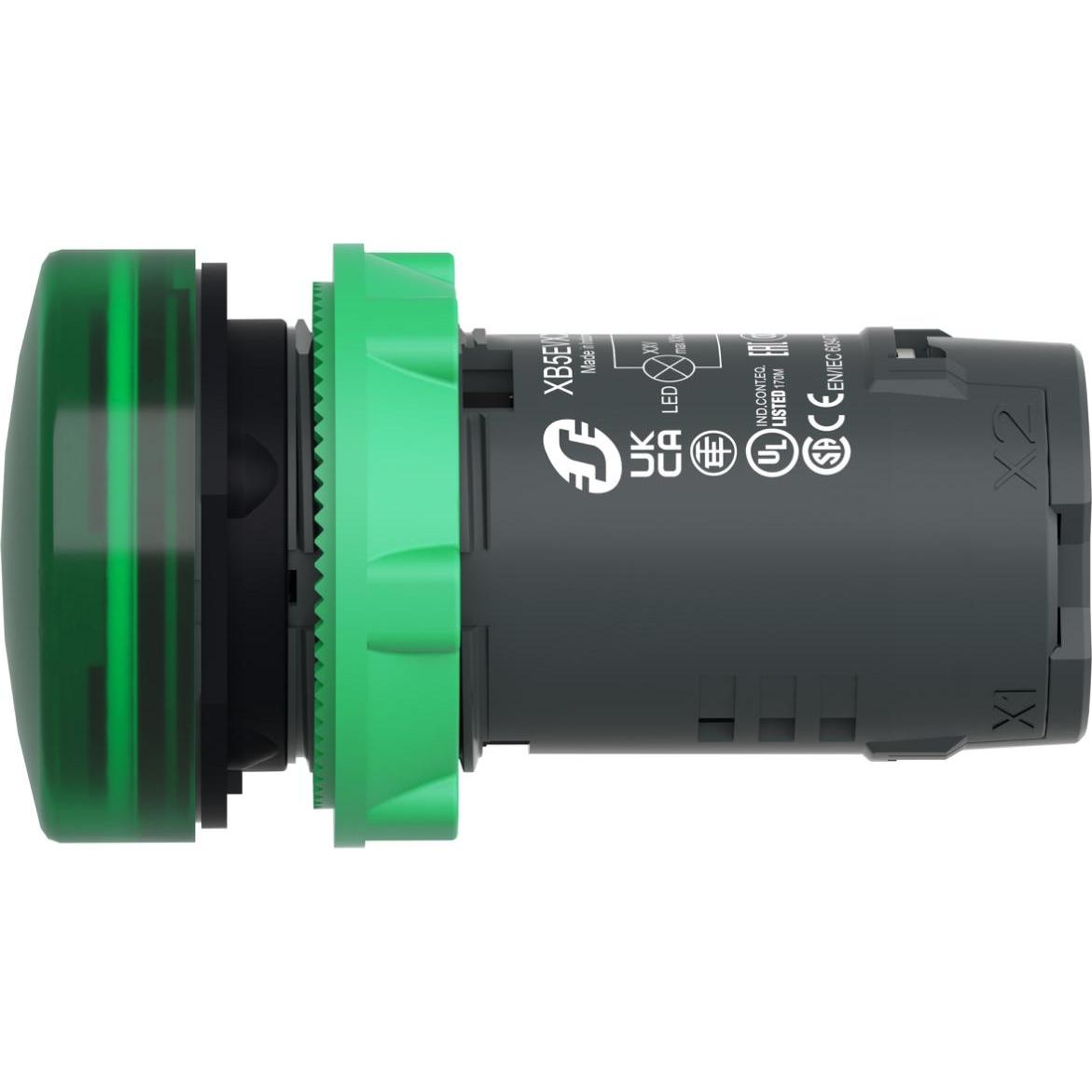 Thumbnail - Schneider Electric LED Pilot Light Complete GREEN 24V, Automatisierung