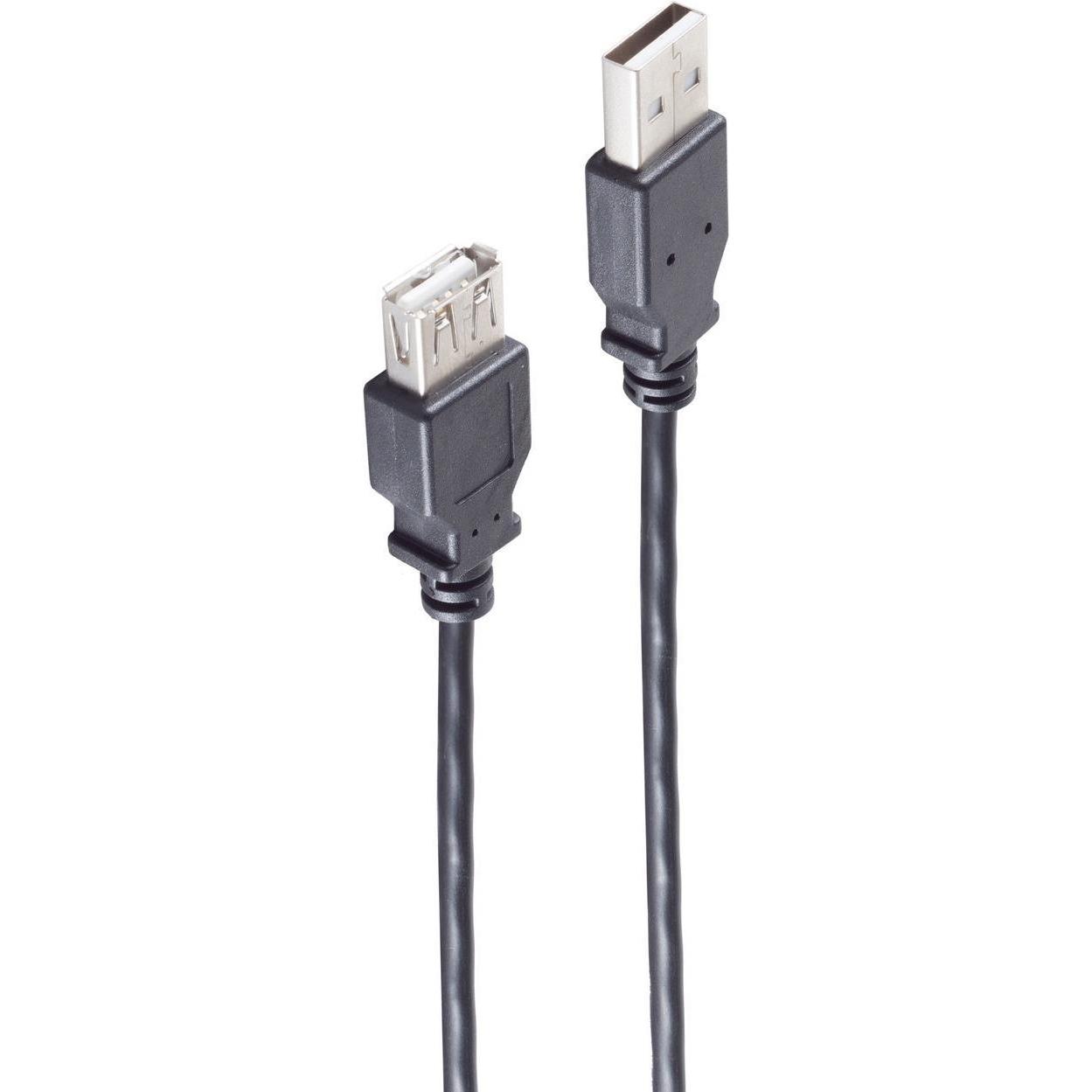Shiverpeaks SHVP 13-24045 USB A Stecker> A Buchse, 3.0 m (3 m, USB 2.0), USB Kabel