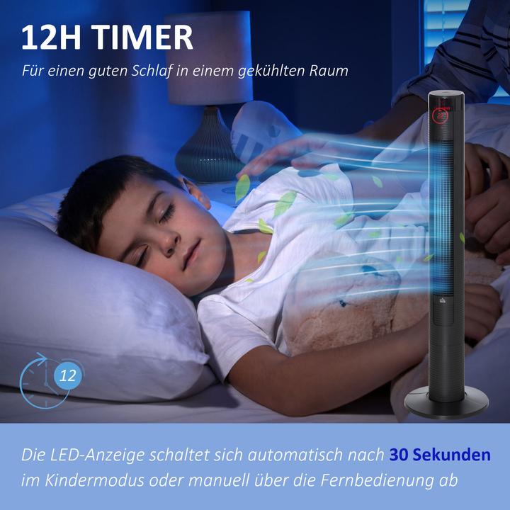 Produktbild Homcom Turmventilator mit Fernbedienung