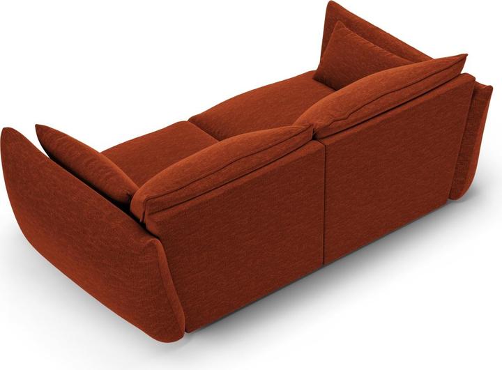 Actual product image Maison Heritage Sofa, "Clau", 2 Seats, Terracotta, 180x110x85 Made in Europe (2 person sofa)