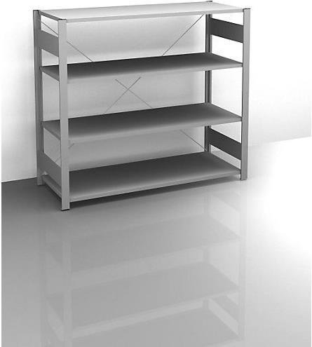 Actual product image kaiserkraft Sideboard plug-in shelf, galvanized