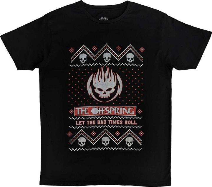 Produktbild The Offspring Bad Times TShirt weihnachtliches Design (L)