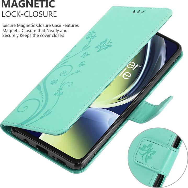 Image du produit Cadorabo Housse pour OnePlus Nord CE 3 Lite 5G avec motif fleurs (Oppo Find X3 Lite 5G)