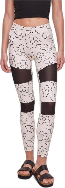 Actual product image Urban Classics Ladies Tech Mesh AOP Leggings - 10978 (5XL)