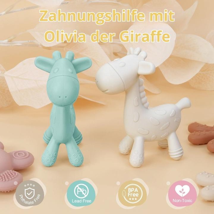 Actual product image Misiu Silikon Beisstierchen Zahnungshilfe Giraffe (0 Months)