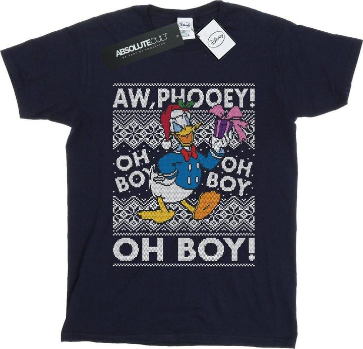 Produktbild Disney Donald Duck Christmas Fair Isle TShirt (3XL)