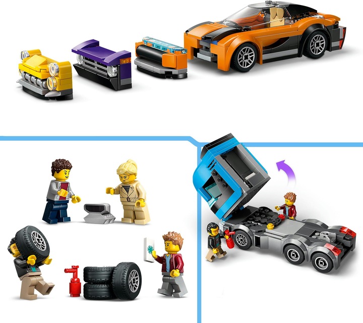 Produktbild LEGO Autotransporter mit Sportwagen (60408, LEGO City)