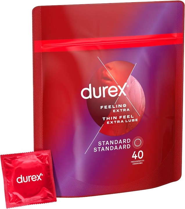 Produktbild Durex Thin Feel Extra Lube (40 Stk.)