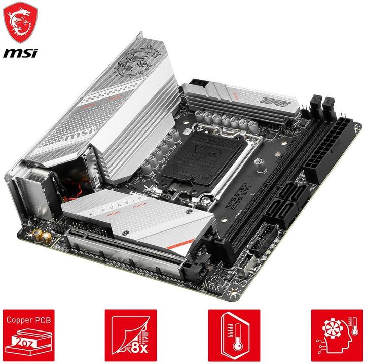 Image du produit MSI MPG B760I EDGE WIFI (LGA 1700, Intel B760, Mini-ITX)