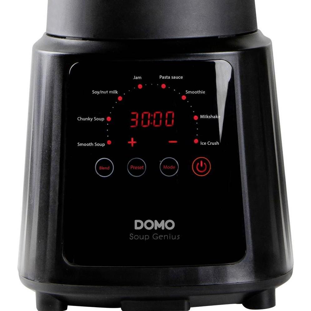 Thumbnail - Domo Digital Genius DO726BL Suppenbereiter Schwarz, Standmixer, Schwarz