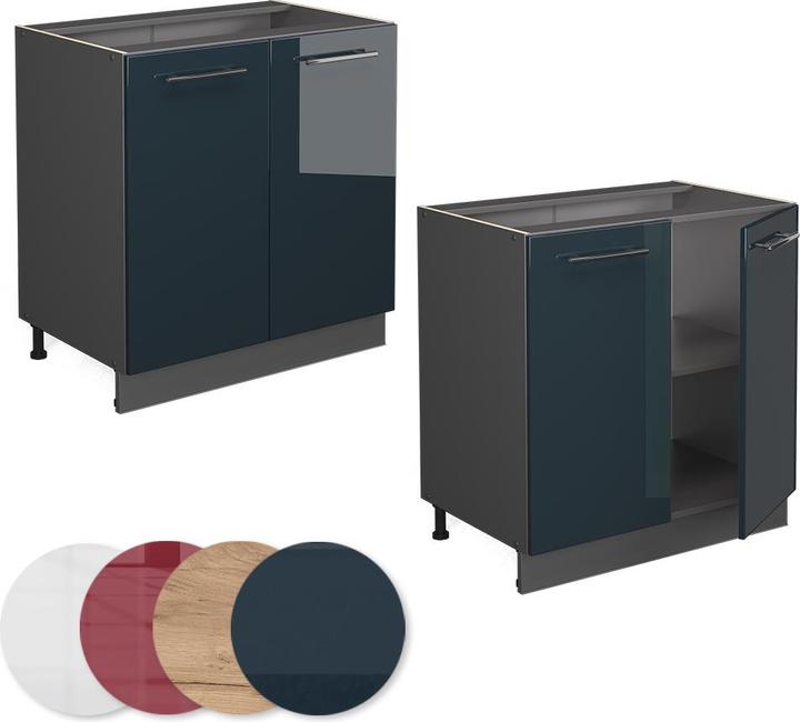 Produktbild Vicco Fame-Line mit Regal, AP Eiche (80 x 60 x 81.5 cm)