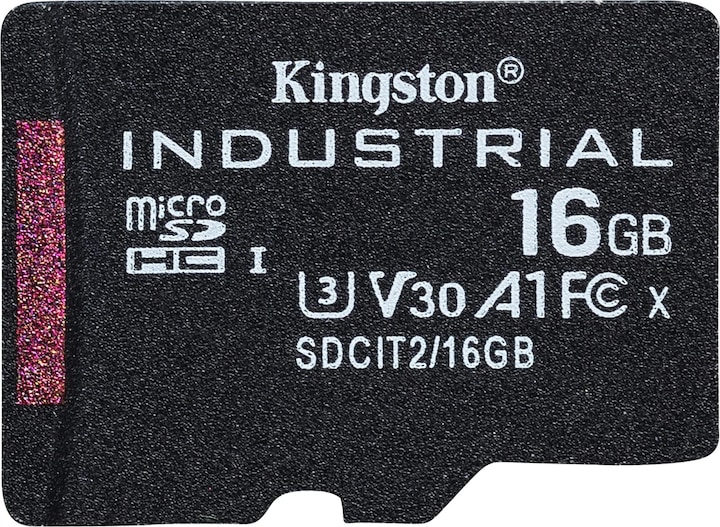 Productafbeelding Kingston microSDHC Industrieel (16 GB, microSDHC, U3, UHS-I)