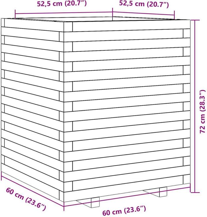 Produktbild vidaXL Pflanzkübel