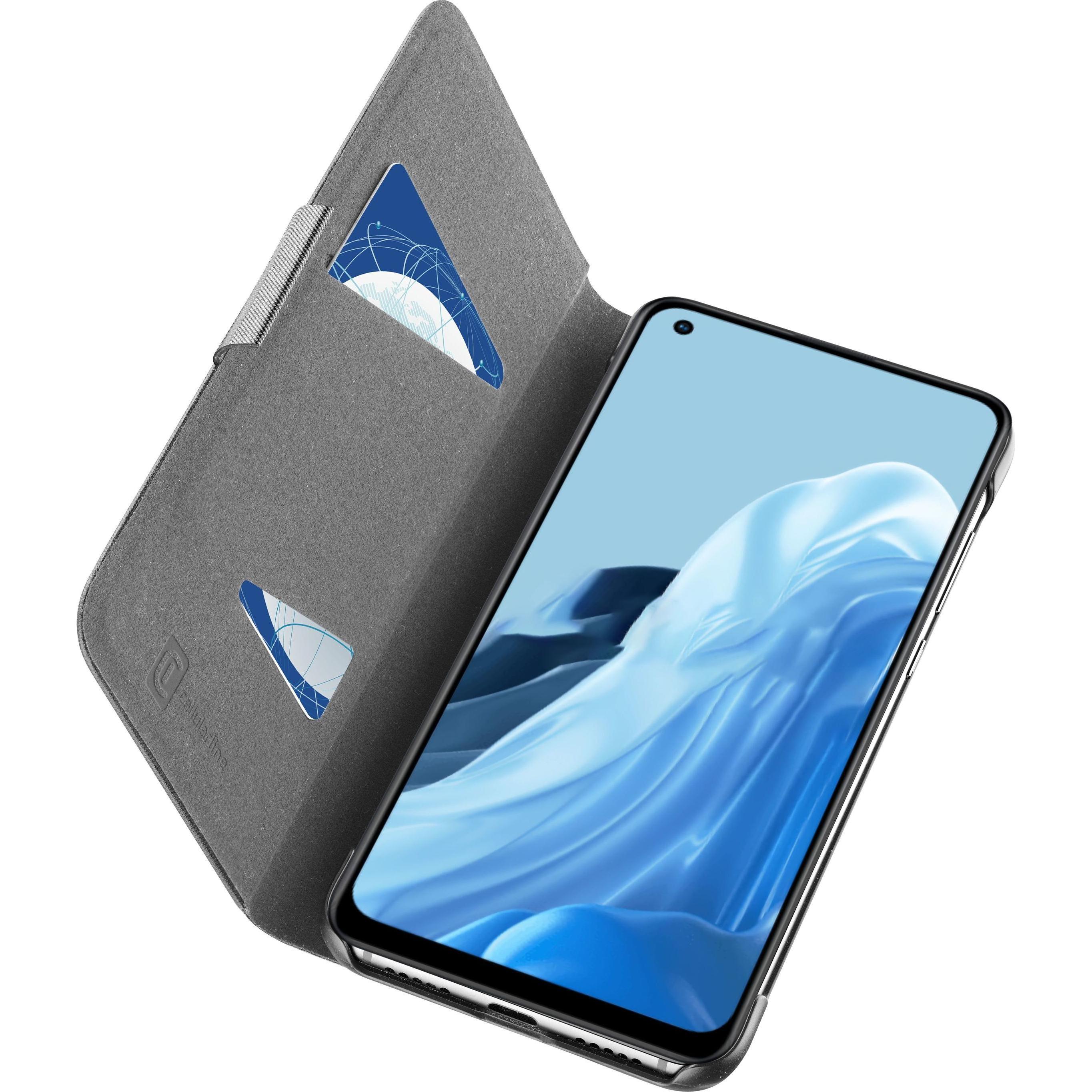 Cellularline Book - Oppo Reno 8 Pro 5G La protezione essenziale Nero (Oppo Reno 8 Pro 5G), Cover smartphone, Nero