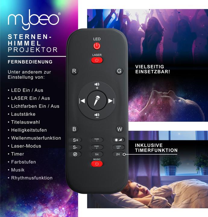Image du produit Mybeo Projecteur de ciel étoilé