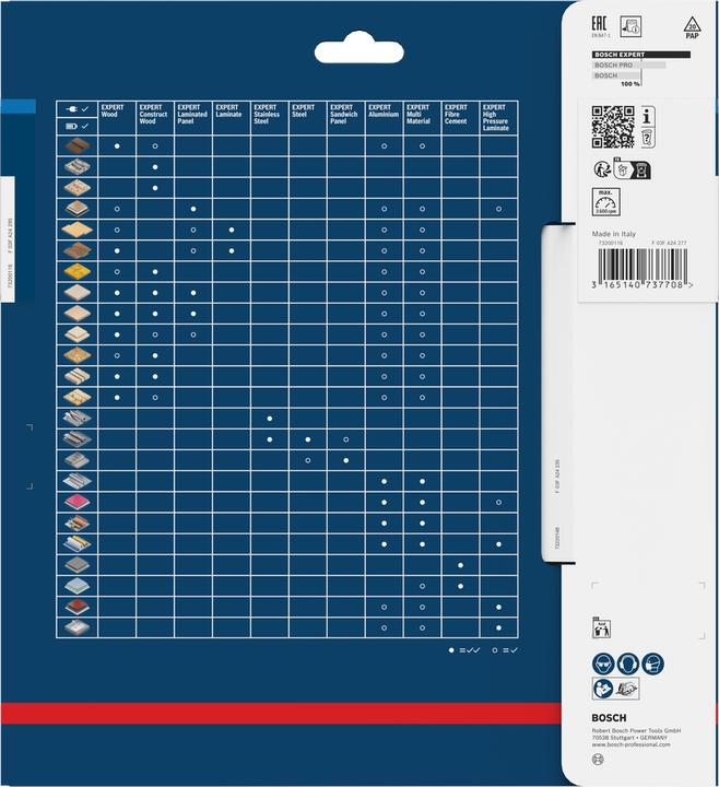 Actual product image Bosch Professional Zubehör Circular saw blade Expert for Steel, 210 x 30 x 2.0 mm, 48