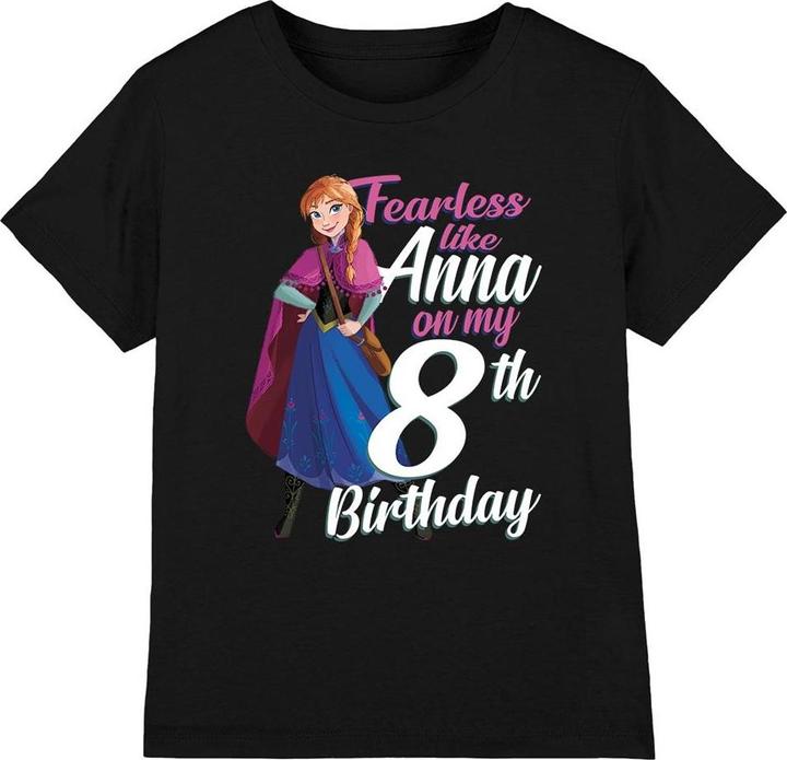 Produktbild Disney Frozen Fearless Like Anna TShirt 8 Geburtstag (128)