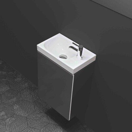 Image du produit Geberit Acanto lave-mains asymetrique 40 cm droite sans trop-plein blanc 500635012 (250 mm, 400 mm)