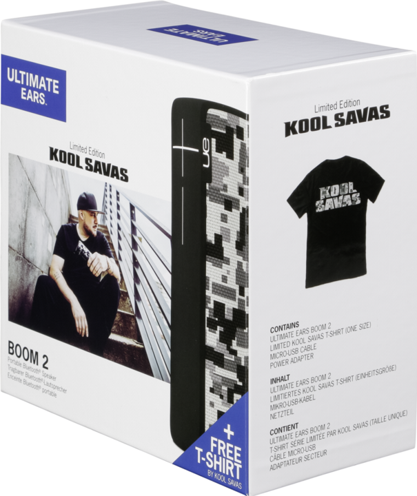 Produktbild UE Boom 2 Kool Savas Limited Edition (15 h, Akkubetrieb)