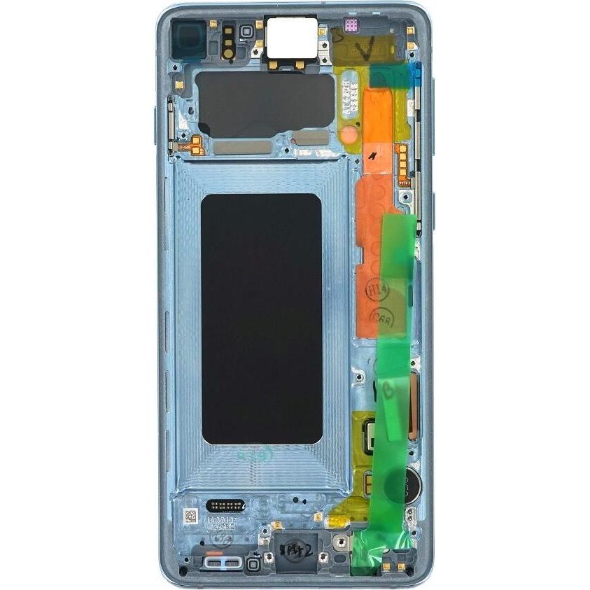 Thumbnail - Samsung Display-Einheit G973F Galaxy S10 prism blue GH82-18850C + Rahmen (Display, Galaxy S10), Mobilgerät Ersatzteile, ...