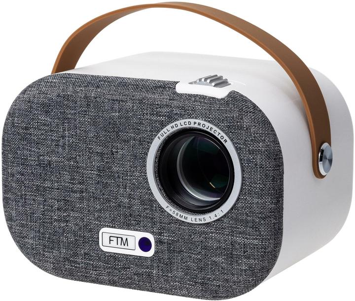 Image du produit FTM Projektor Mini, ANSI-Lumen: 200 lm, Auflösung: 1920 x (Full HD, 200 lm)