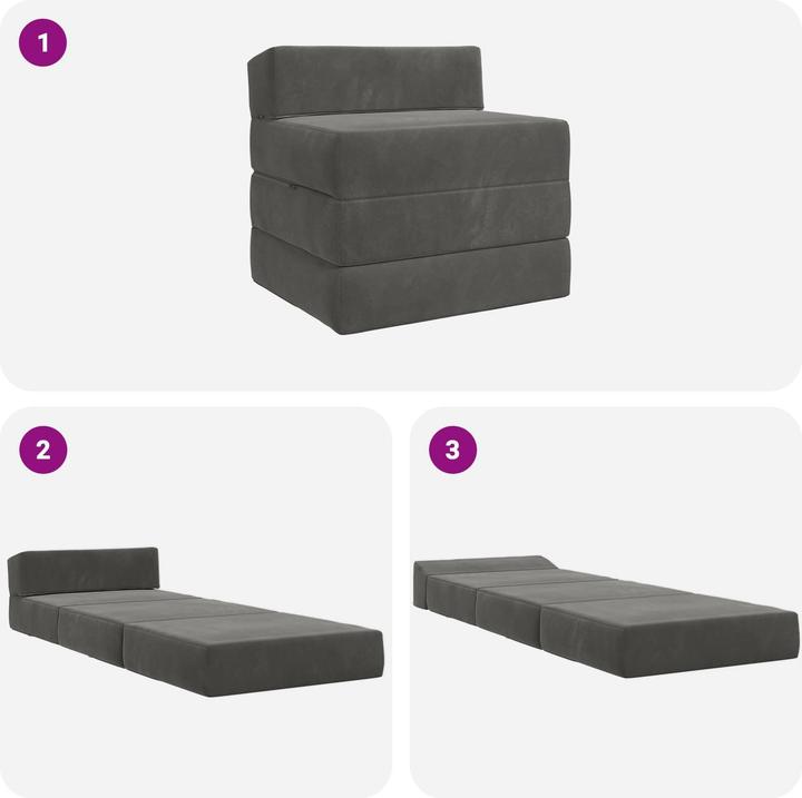 Produktbild vidaXL Klappsofa Bett