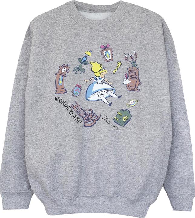 Produktbild Disney Mädchen Alice im Wunderland Falling Sweatshirt (116)