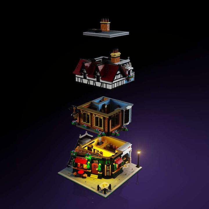 Produktbild Light my bricks LMB 2.0 LED Licht Set für LEGO® 10350 Eckhaus im Tudorstil