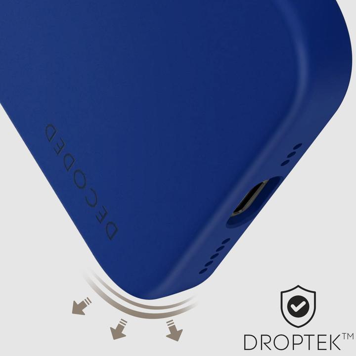 Produktbild Decoded AntiMicrobial Silicone Backcover iPhone 15 Plus Galactic Blue (Apple iPhone 15 Plus)