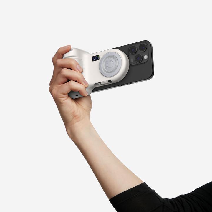 Productafbeelding Belkin Stage Power Grip 9500mAh + 15W Powerbank sand CTA006hqSA (9500 mAh, 15 W)