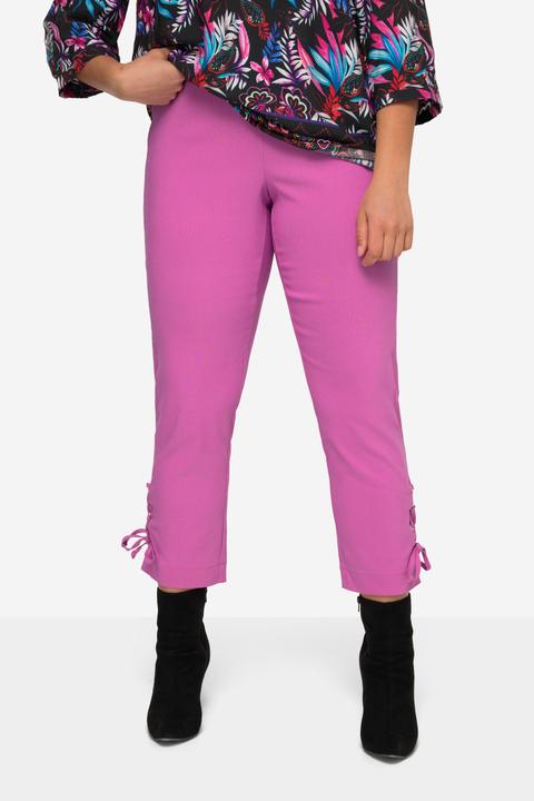 Image du produit Miamoda Pantalon en bengaline coupe Slim Fit, avec laçage sur le bas de jambe (58)