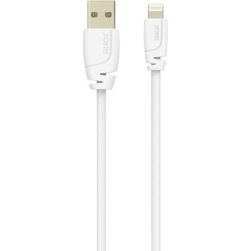 Sinox PRO Lightning kabel m/original Apple™ chip. 0,5m. Hvid, Audio Kabel