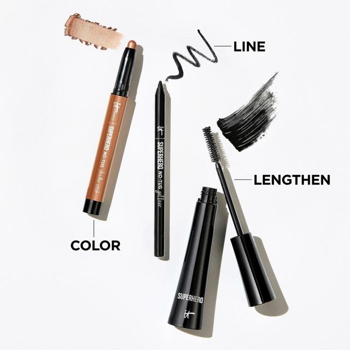 Actual product image It Cosmetics Superhero No-Tug Waterproof Eyeshadow Stick Tough Tan 0.05oz - Matte Medium Tan (Tough Tan)