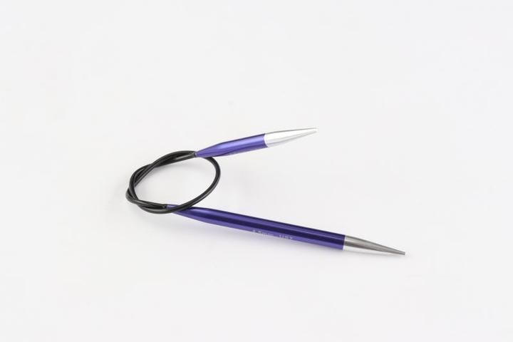 Actual product image Knitpro Circular knitting needle ZING 4.50 mm 25 cm iolit