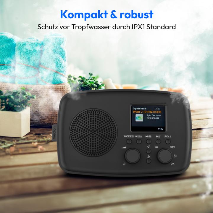 Image du produit Medion LIFE DAB+ Radio DRE-1 schwarz (DAB+ DAB, Bluetooth, WiFi)