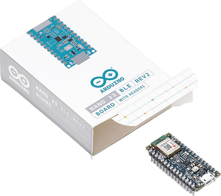 Actual product image Arduino ABX00072 Board Nano 33 BLE Rev2 with headers Nano ARM® Cortex®-M4