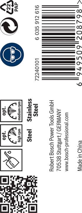 Actual product image Bosch Professional Zubehör Metal drill bits HSS-Co, DIN 338. For rotary drills/drivers (5.3 mm)