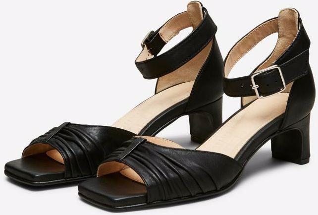 Actual product image Selected High Heel Leather Sandals (36)