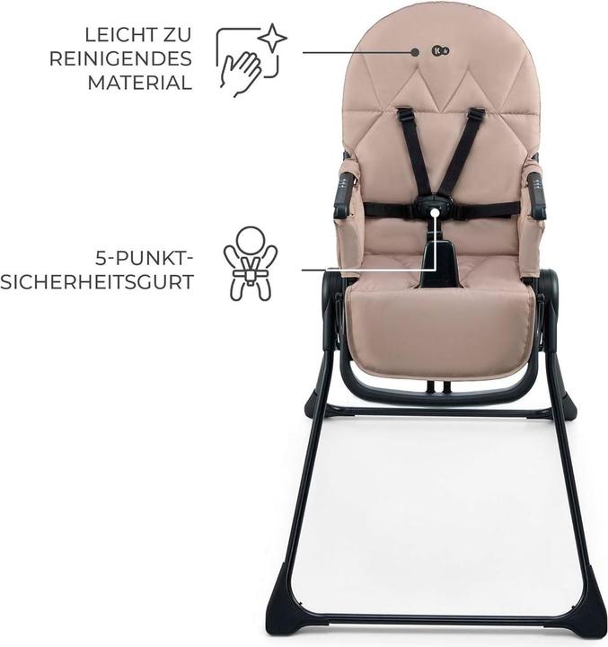 Actual product image KinderKraft high chair BINCI beige (Highchair)